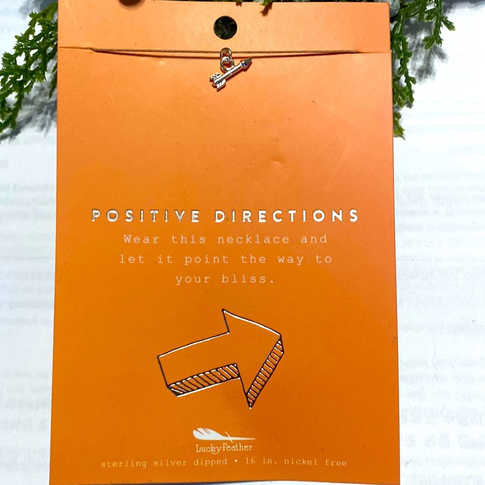 Positive Directions Arrow Necklace